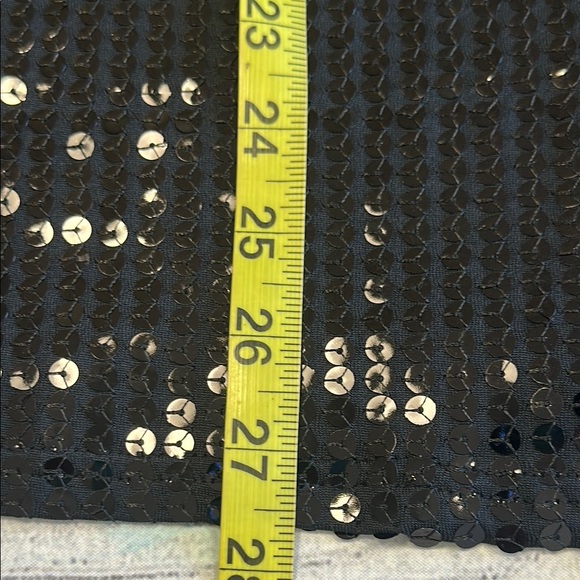 Torrid Black Sequin Blouse - Picture 12 of 14